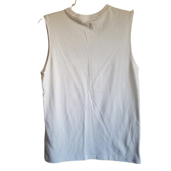 Celebrate Patriotic 4th of July  Hippie Peace Sign Sleeveless Tee XL - Picture 2 of 8